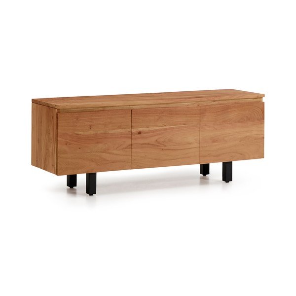 TV stolek z masivu akácie v přírodní barvě 150x58x40 cm Uxue – Kave Home-image-2