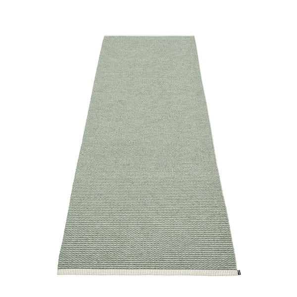 Světle zelený vnitřní a venkovní běhoun 70x200 cm Mono Sage Army – Pappelina