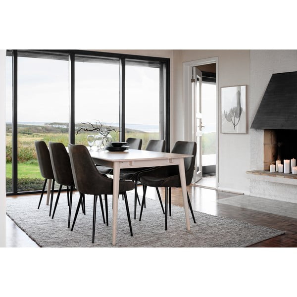 Rozkládací jídelní stůl z dubového dřeva 180x90 cm Tyler - Rowico-image-1