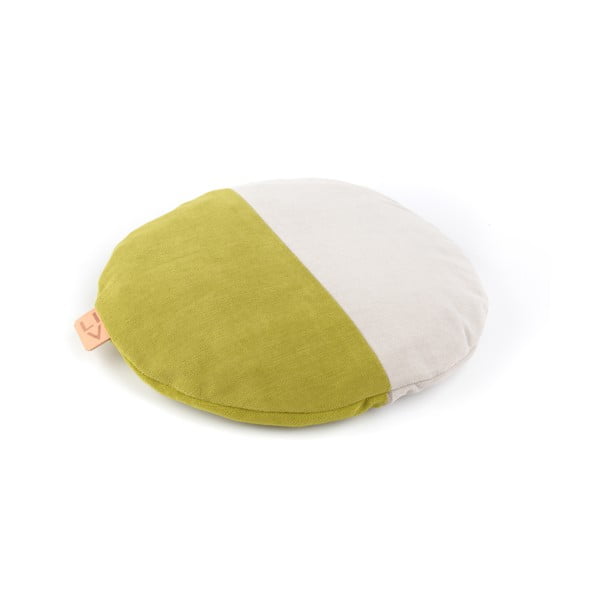 Zeleno-krémový polštář Linda Vrňáková Lentils-image-4