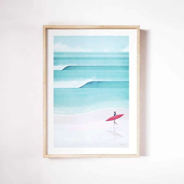 Plakát 30x40 cm Surf Girl IV - Travelposter-image-2