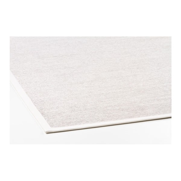 Bílý vzorovaný oboustranný koberec Narma Palmse, 70 x 140 cm-image-3