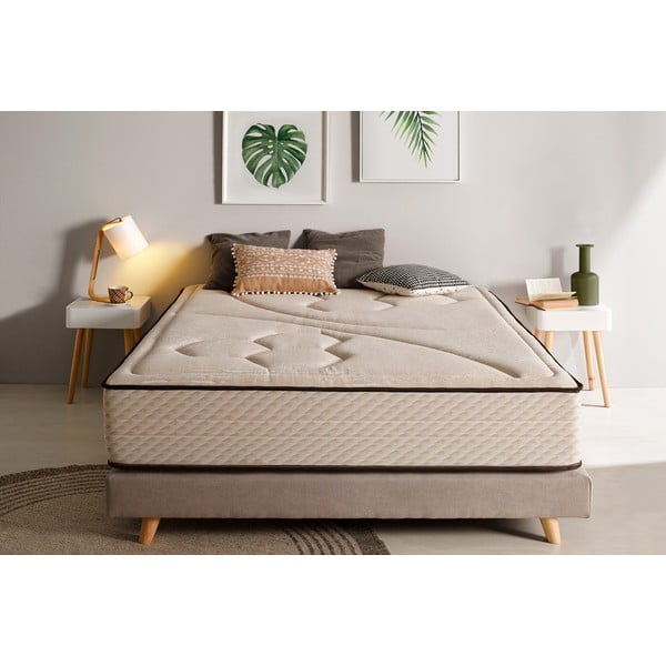 Tvrdá/středně tvrdá pěnová oboustranná termoregulační matrace 140x190 cm Tempus Gold – Moonia-image-4