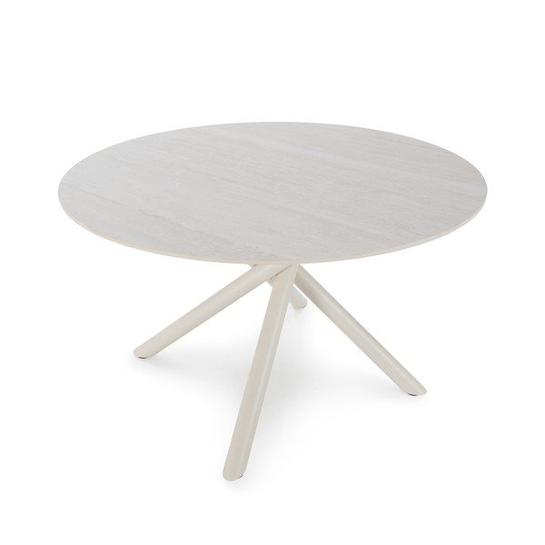 Kulatý jídelní stůl s keramickou deskou ø 119,5 cm Talia – Marckeric-image-2