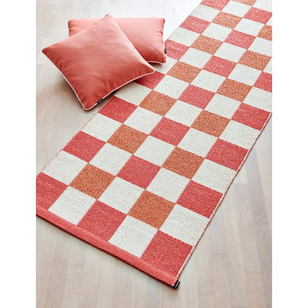 Vnitřní a venkovní běhoun v lososovo-oranžové barvě 70x160 cm Pix Flamingo – Pappelina-image-2