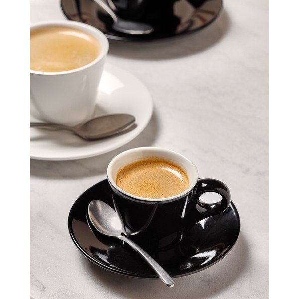 Černý porcelánový podšálek ø 12,5 cm Barista – BonBistro-image-1