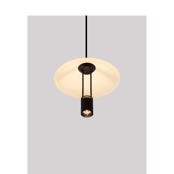 Matně černé hliníkové LED závěsné svítidlo se stínidlem z akrylového skla ø 22 cm Anafi – Nova Luce-image-2