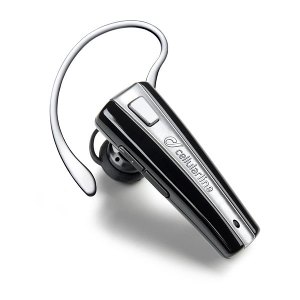 Černý headset CellularLine ESSENTIAL, Bluetooth v3.0, microUSB