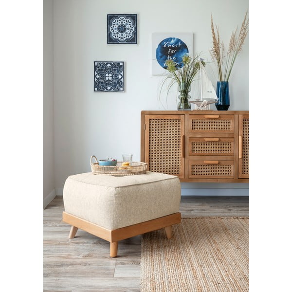 Béžová podnožka Miuform Dazzling Daisy-image-3