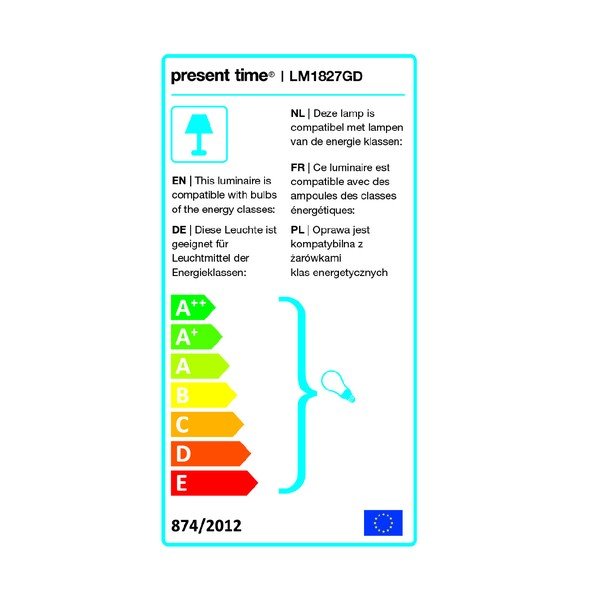 Stolní lampa ve zlaté barvě Leitmotiv Lucid-image-2