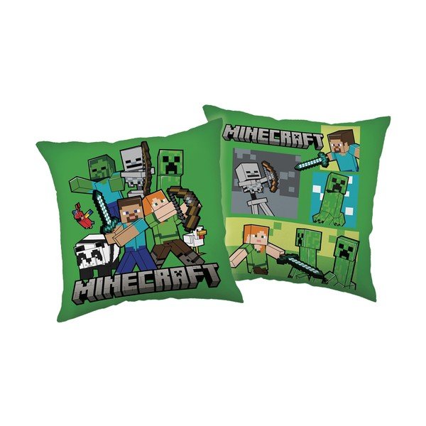 Dětský polštářek ø 40 cm Minecraft "Life" – Jerry Fabrics