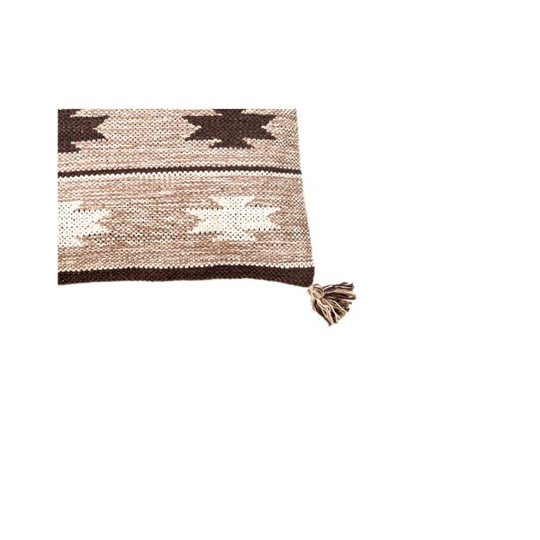 Béžovohnědý ručně tkaný polštář Navaei & Co Kalush Kilim, 45 x 45 cm-image-1