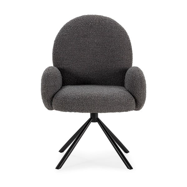 Tmavě šedé křeslo Dario – Marckeric-image-4