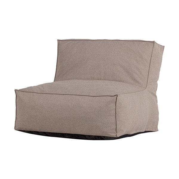 Šedobéžové polstrované zahradní křeslo Velora – WOOOD