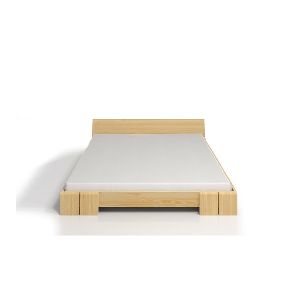 Dvoulůžková postel z borovicového dřeva SKANDICA Vestre, 200 x 200 cm-image-1