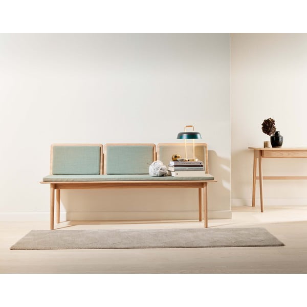Světle zelená vlněná lavice Elba - Hammel Furniture-image-1