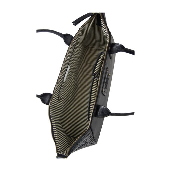 Kožená kabelka Fly Violet midi, krokodýlí-image-1