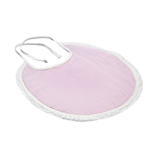 Růžový mušelínový bryndák Kindsgut Paris-image-2