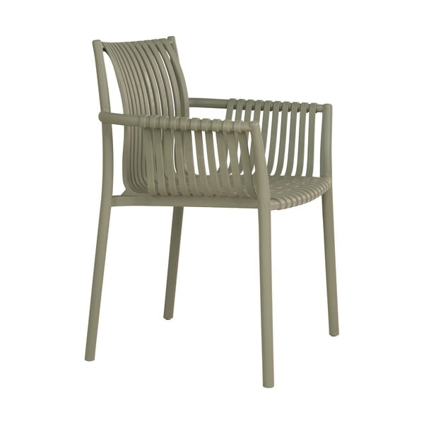 Zelené plastové zahradní židle v sadě 2 ks Tulsa – House Nordic-image-3