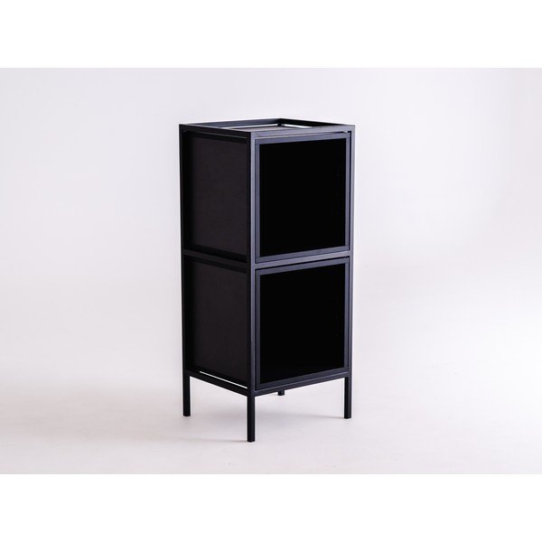 Černá knihovna 45x102 cm Skap - CustomForm-image-3