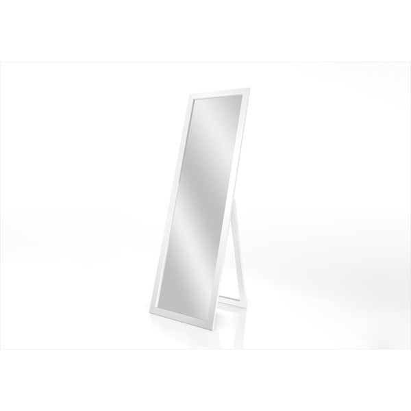 Stojací zrcadlo v bílém rámu Styler Sicilia, 46 x 146 cm