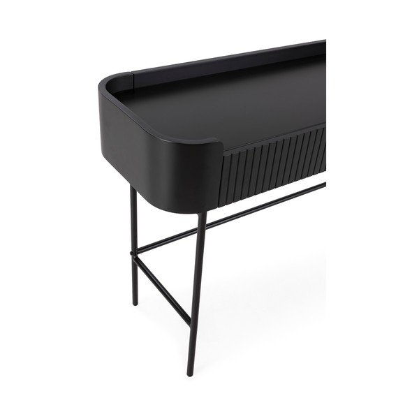 Černý konzolový stolek 40x120 cm Willa – MOME-image-4