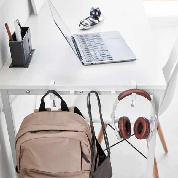 Matně bílý nastavitelný ocelový háček Tower – YAMAZAKI-image-1