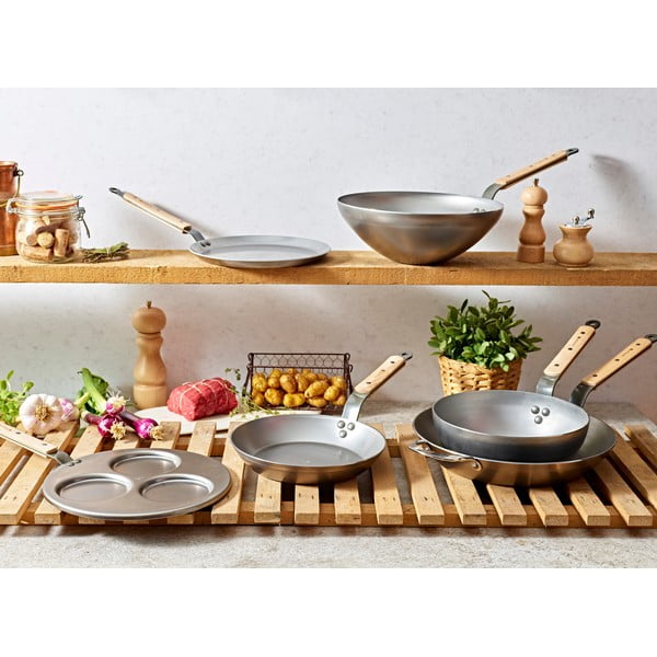 Ocelová pánev na lívance de Buyer Mineral, ø 27 cm-image-4