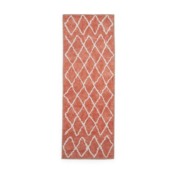 Oranžový pratelný běhoun 76x230 cm Coral Orange – Think Rugs