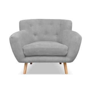 Světle šedé křeslo Cosmopolitan design London