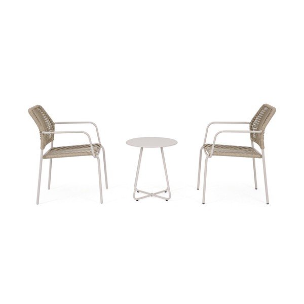 Ocelový kulatý zahradní stolek ø 45 cm Jable – Bizzotto-image-1