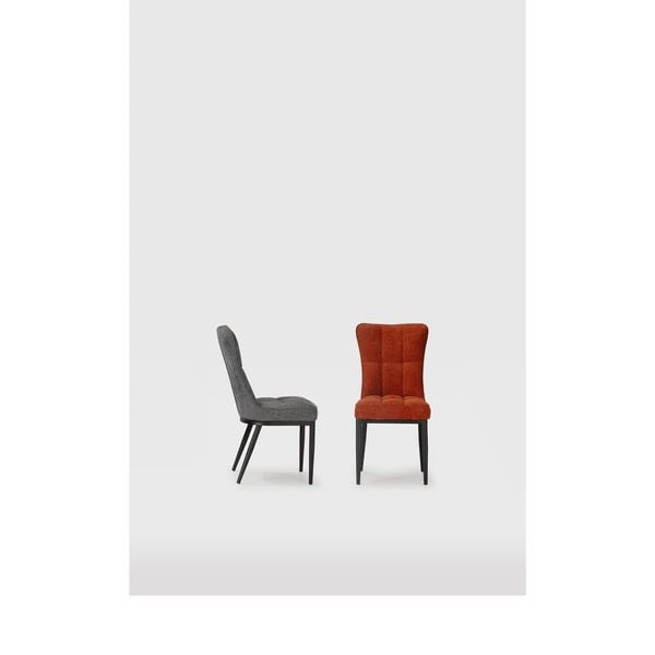 Jídelní židle v sadě v terakotové barvě 2 ks Damon – Marckeric-image-2