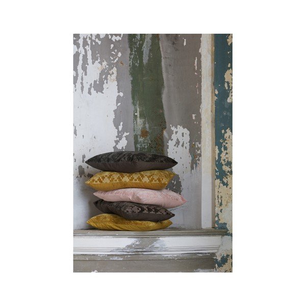 Hnědý bavlněný polštář BePureHome, 50 x 50 cm-image-2