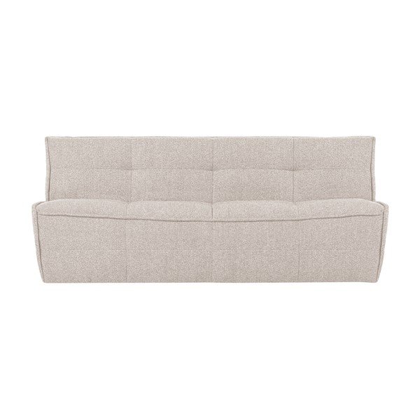 Béžová pohovka z textilie bouclé 204 cm Cluster – vtwonen