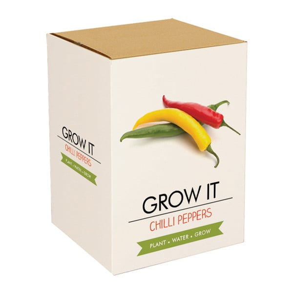 Pěstitelský set se semínky chilli papriček Gift Republic Chilli Peppers