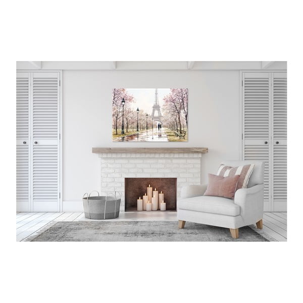 Obraz Styler Canvas Watercolor Paris Melancholy, 85 x 113 cm-image-1