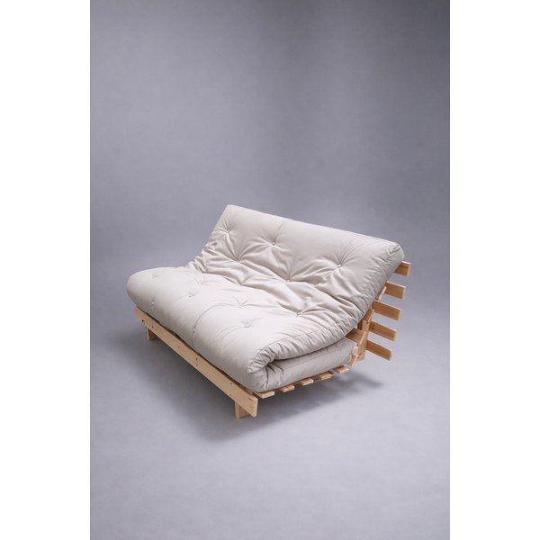 Béžová rozkládací pohovka 160 cm Roots - II. jakost – Karup-image-3