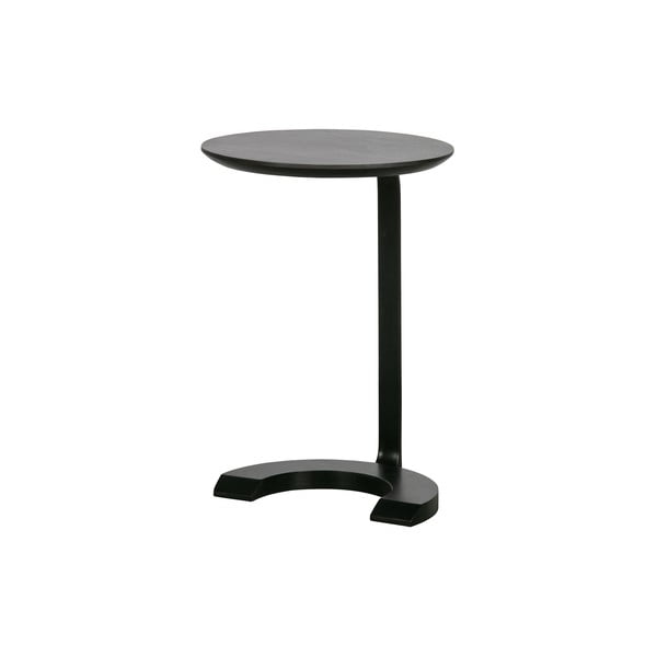 Černý odkládací stolek z mangového dřeva WOOOD Floor-image-2