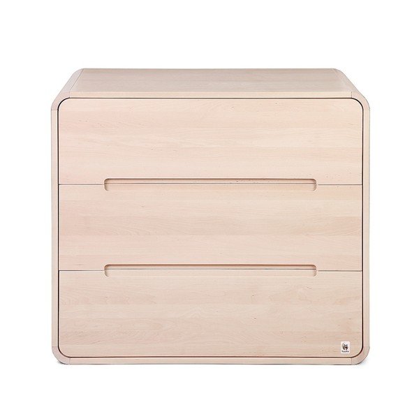 Dřevěný prádelník se 3 zásuvkami a snímatelným přebalovacím pultem YappyKids Owl-image-1