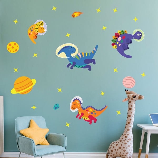 Dětské samolepky na zeď Ambiance Dinosaurs-image-1