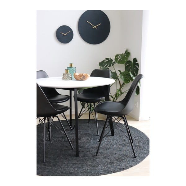 Tmavě šedý kulatý koberec House Nordic Bombay, ø 150 cm-image-1