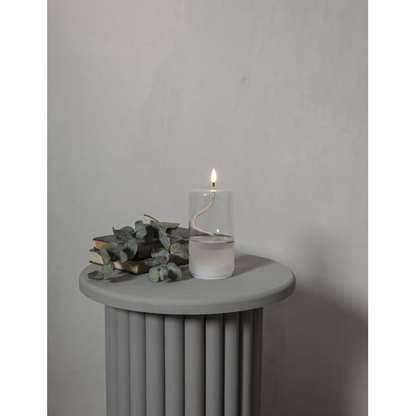 Bílá LED svíčka ve skle Star Trading Flamme Float, výška 17,5 cm-image-3