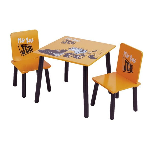 Dětský stůl a 2 židle JCB