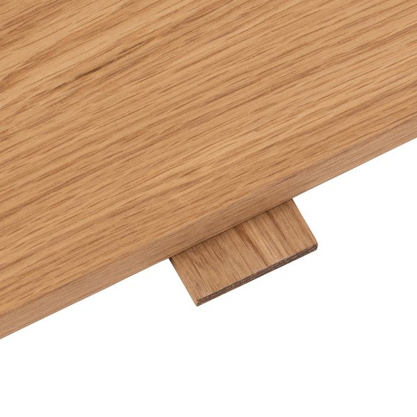 Přídavná deska k jídelnímu stolu v dekoru dubu 100x50 cm Atlantic – Actona-image-3