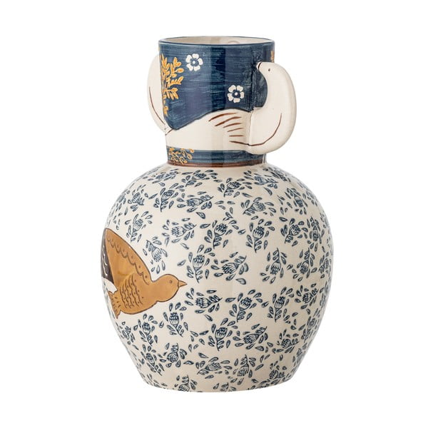 Ručně malovaná váza z kameniny (výška 23,5 cm) Hezha – Bloomingville-image-4