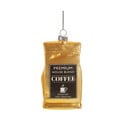 Skleněná ručně vyrobená vánoční ozdoba 10 cm Coffee – Sass & Belle