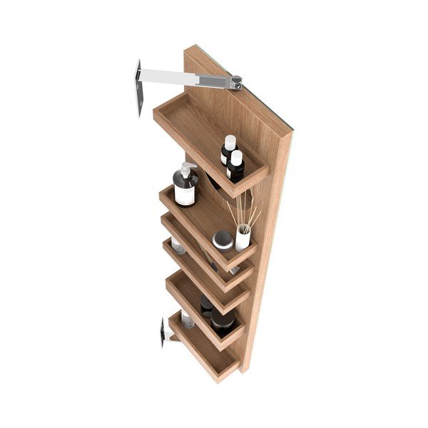 Otočné zrcadlo s úložným prostorem Wireworks Cosmos, výška 114 cm-image-3