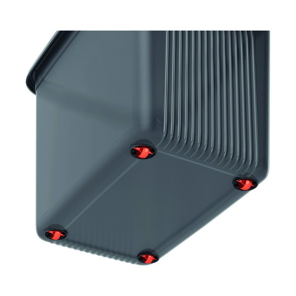 Šedý plastový úložný box s víkem 59x39x45 cm K Latch Box – KIS-image-3