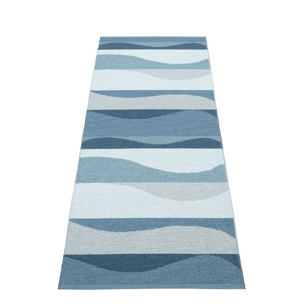 Modrý vnitřní a venkovní běhoun 70x200 cm Urvi Water – Pappelina-image-2