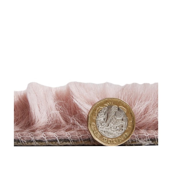 Růžový koberec Think Rugs Teddy, 120 x 170 cm-image-3